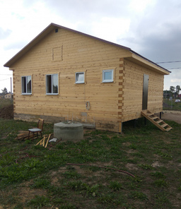 Дом из бруса 8 х 8 м одноэтажный