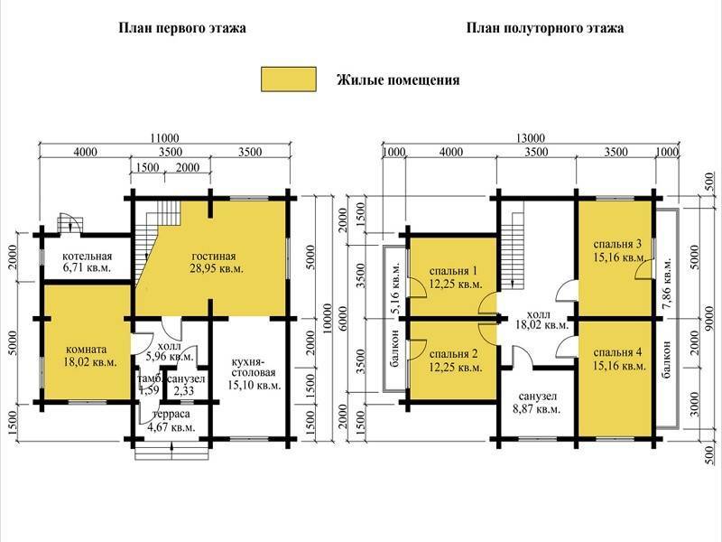 № 16-20. Дом из бруса 10х10,5
