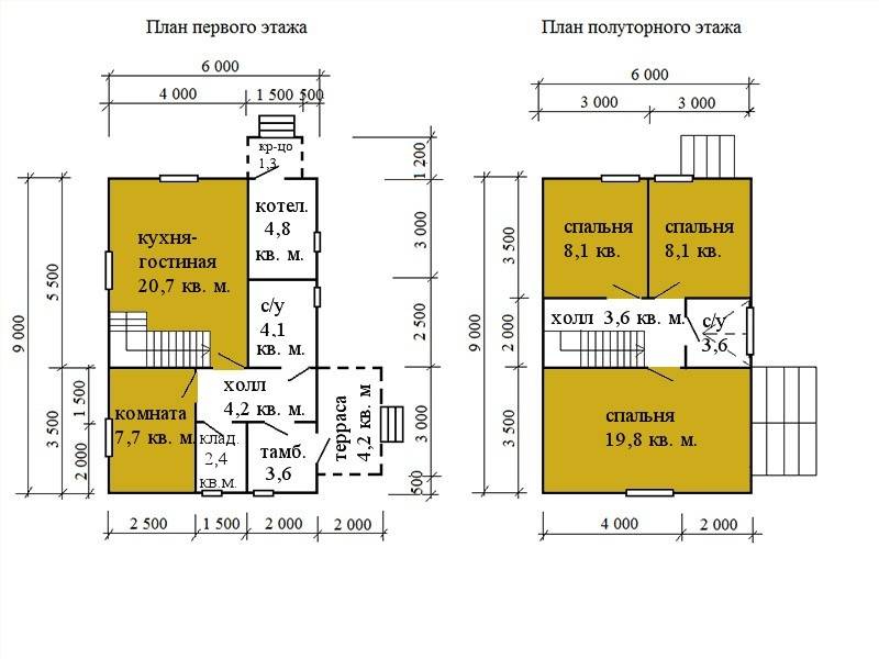 № 16-20. Дом из бруса 10х10,5