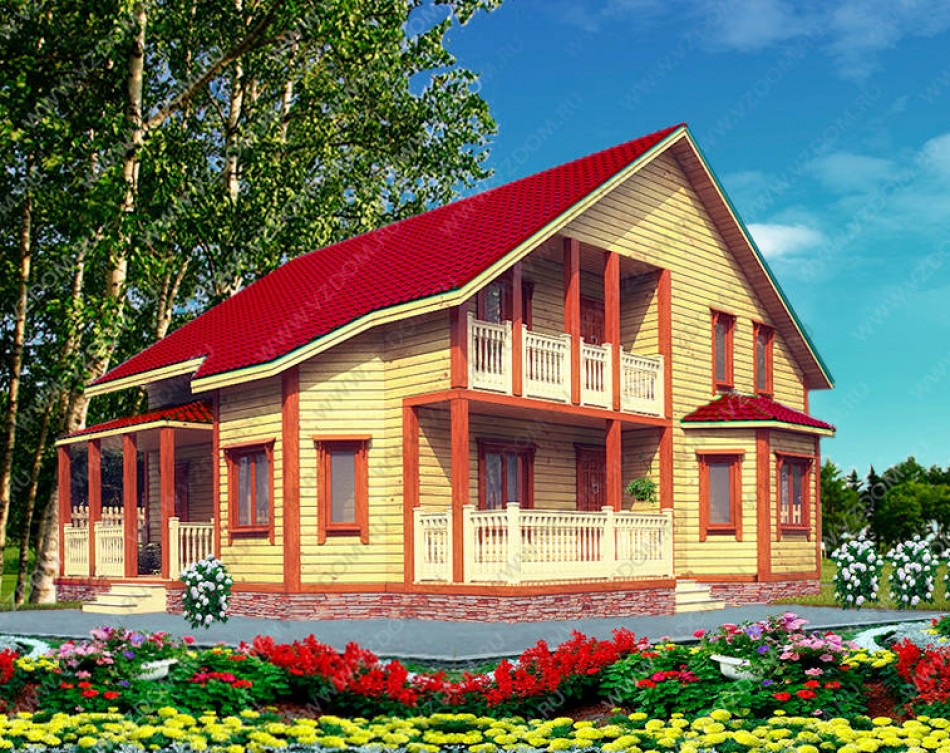 № 16-20. Дом из бруса 10х10,5