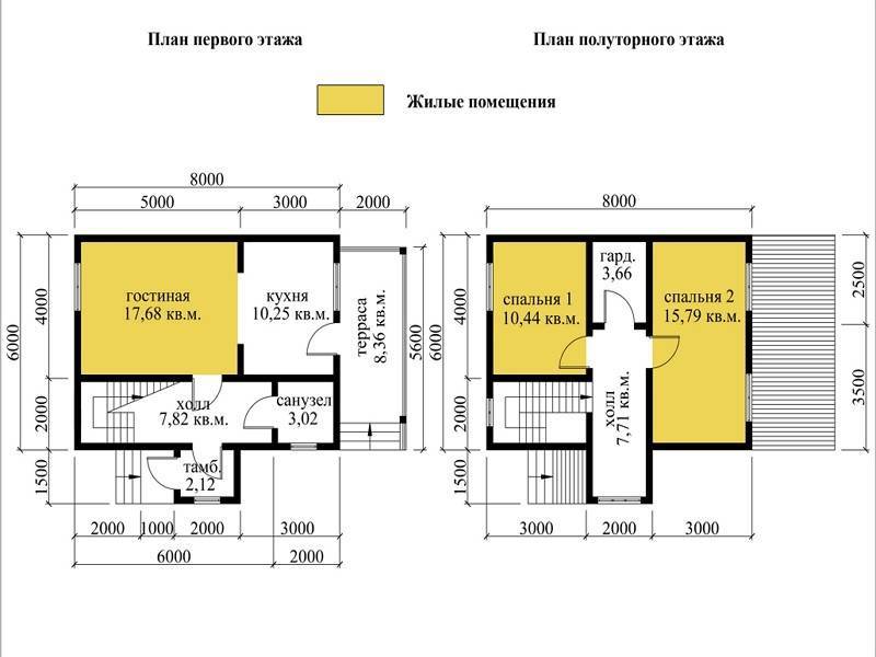 № 16-20. Дом из бруса 10х10,5