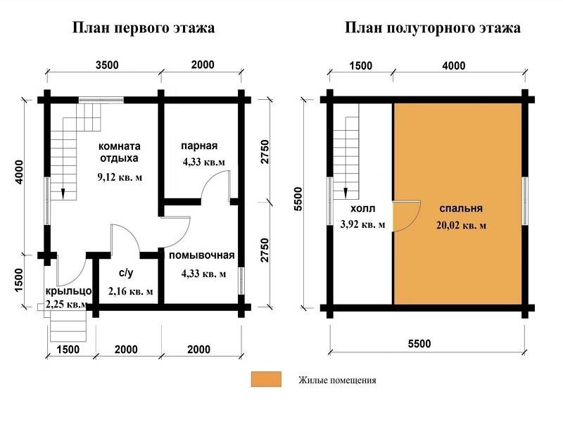 Бани из бревна